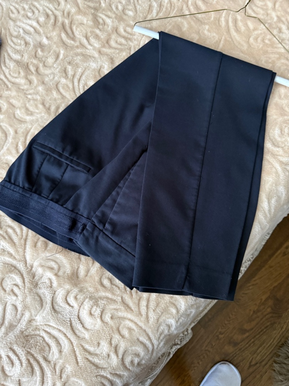 Zara Navy Ankle & Cropped Pants